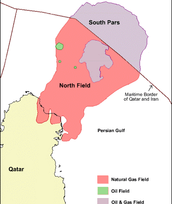 El yacimiento de gas natural más grande del mundo.